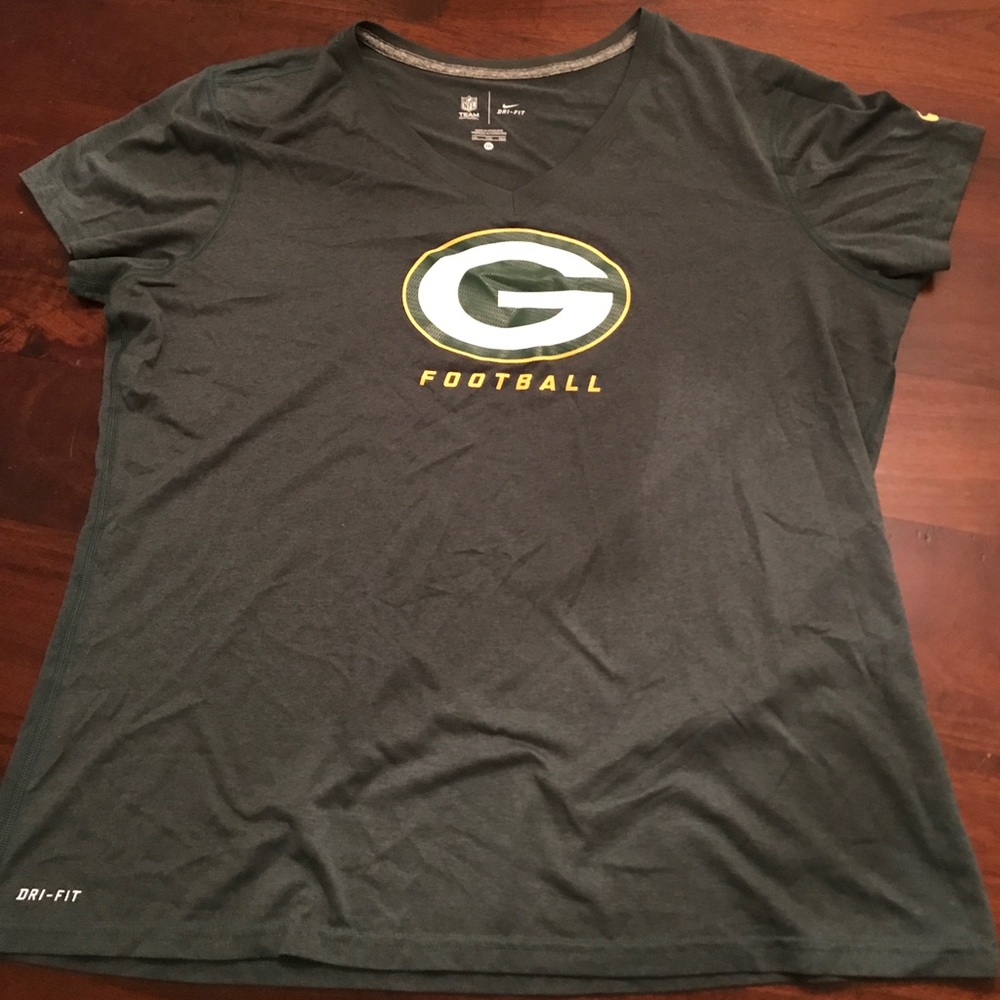 GREEN BAY PACKERS  Nike Women’s NFL V-Neck t-shit