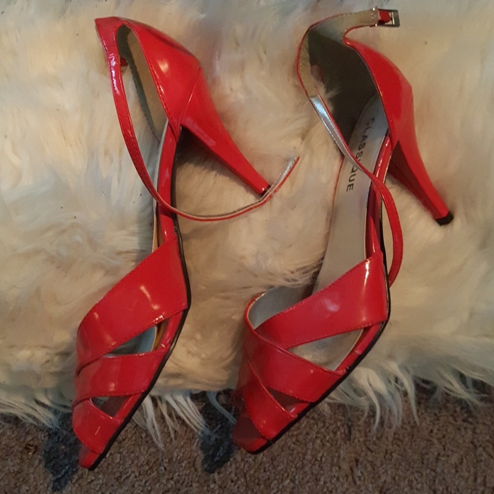 Red Classique Dress Heels