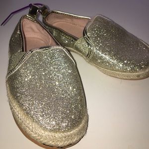 H&M gold girls shoes