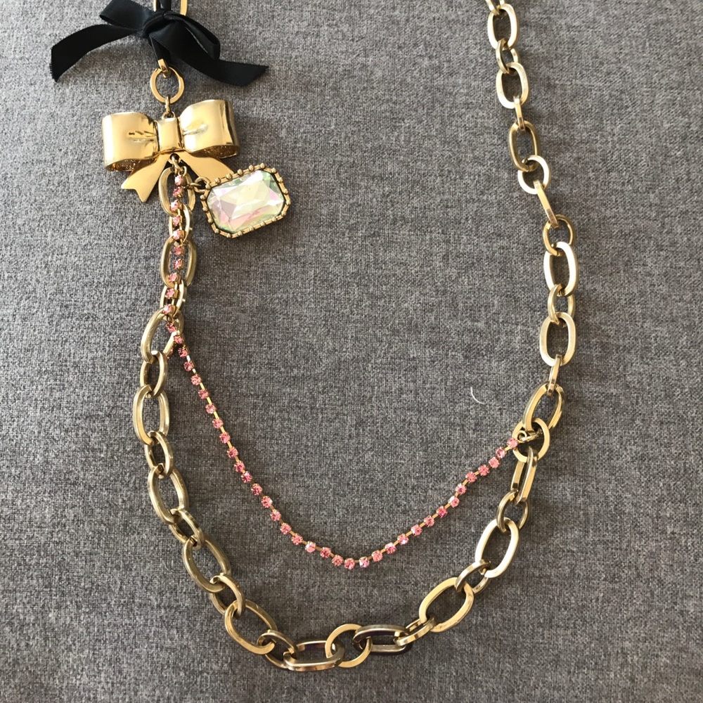 Betsey Johnson Necklace with Bows
