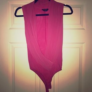 Bebe pink bodysuit
