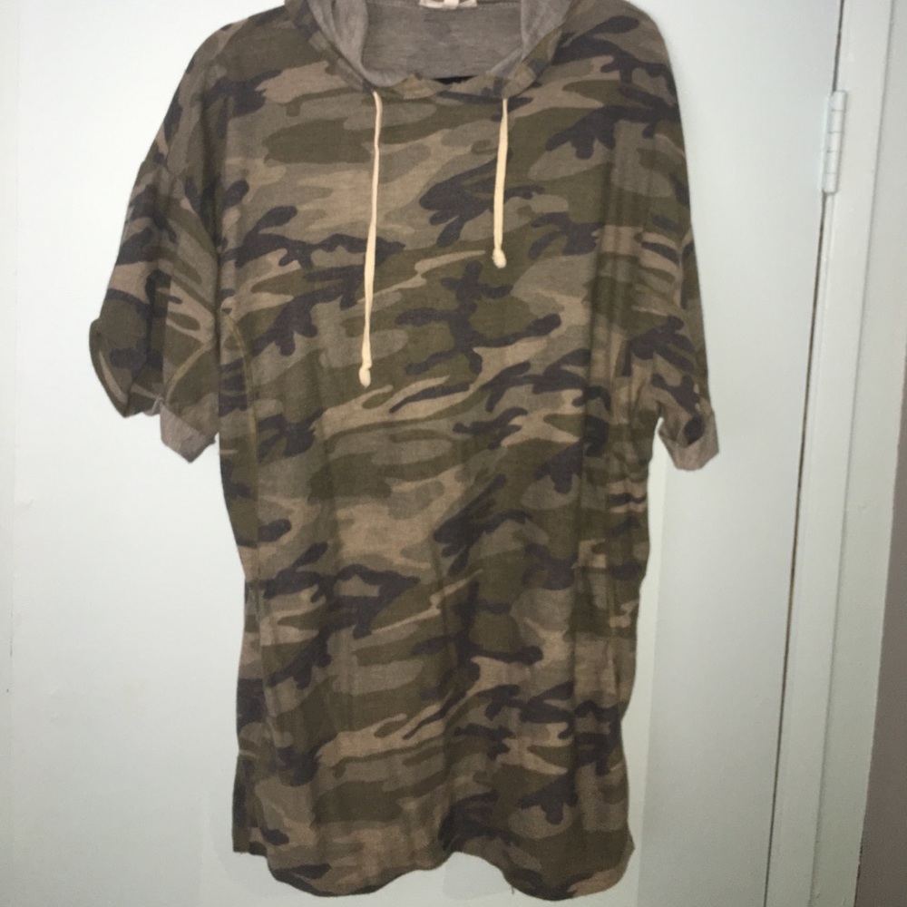 Camouflage Army Oversized Hoodie