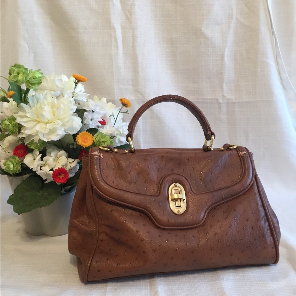 Aldo Vegan Ostrich Leather Handbag 👜