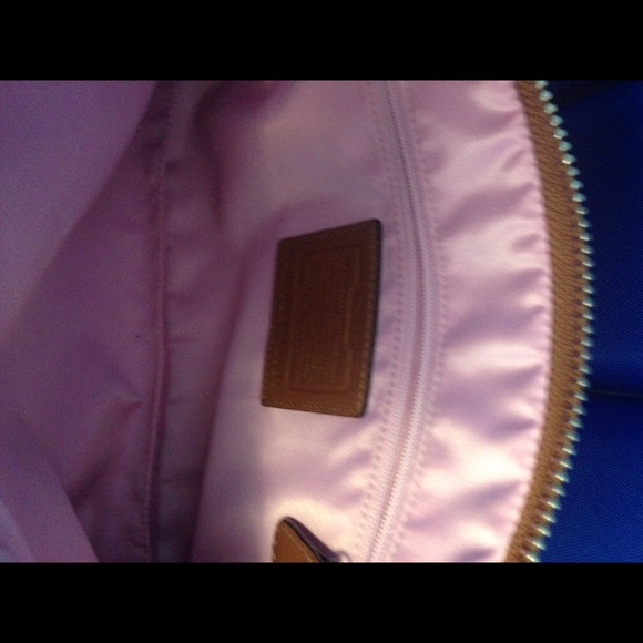 Dark tan/brown Coach bag - Picture 4 of 8