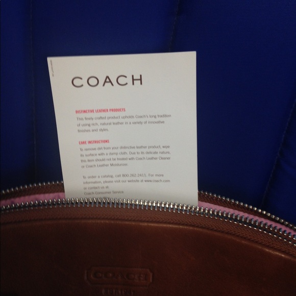 Dark tan/brown Coach bag - Picture 8 of 8