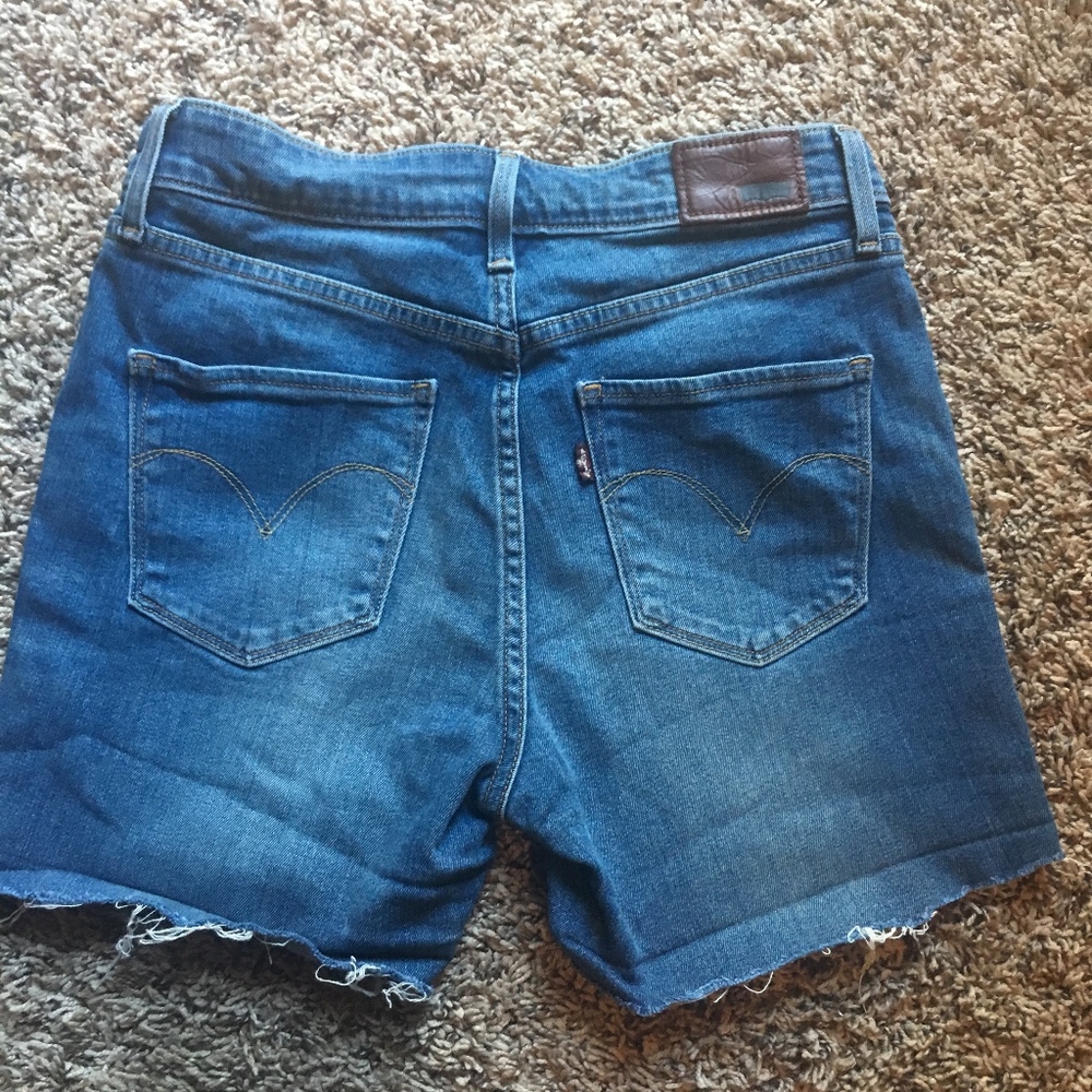 Vintage Cut Off Levi Shorts, High rise