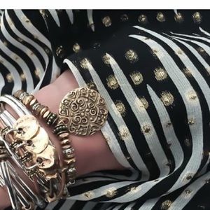 Lizzy James Necklace/Bracelet Gold/Bronze & Silver