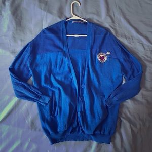 Comfortable blue outwear