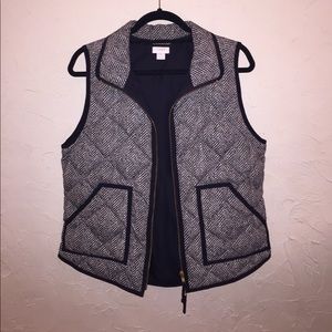J. Crew Herringbone Vest