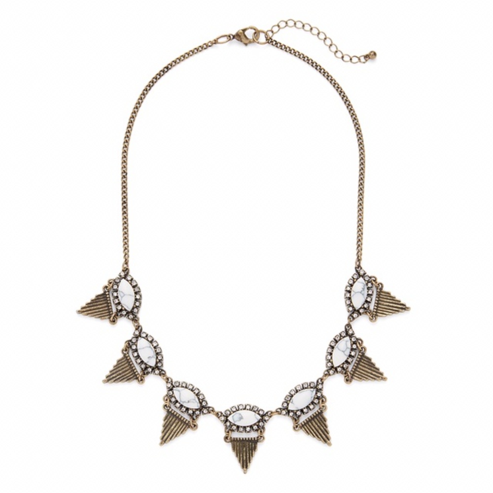 Slate Odessa Necklace in Howlite