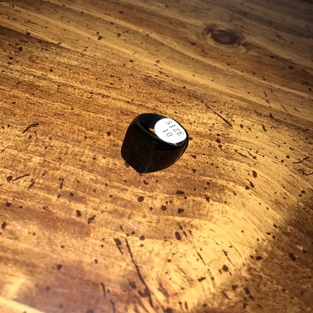 🆕Men's Black Stainless steel ring