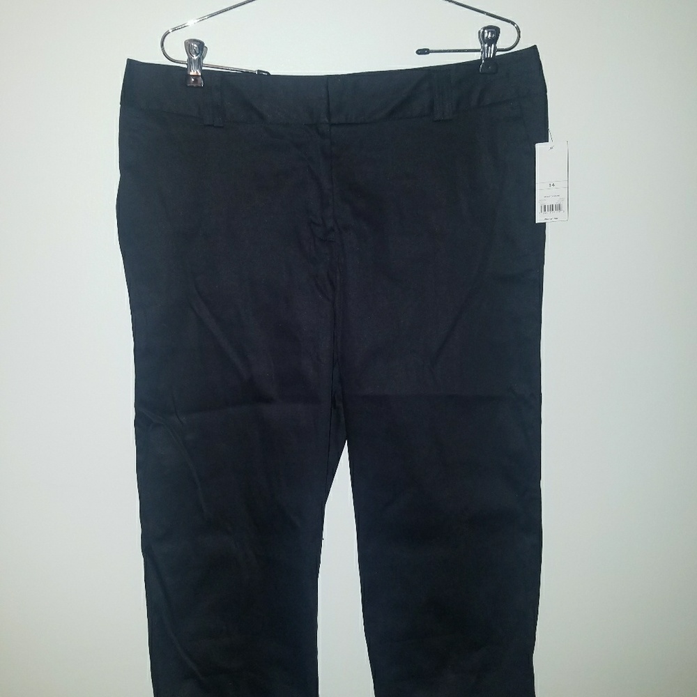 Capri Black Career Style Pants