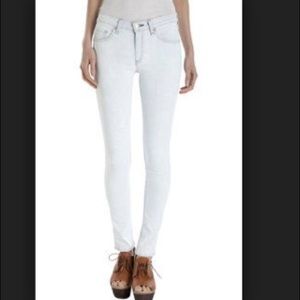 Light blue wash rag and bone skinny jeans