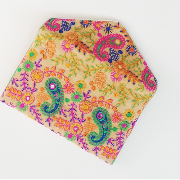 Mangosteen - colorful handcrafted clutch/crossbody - Picture 2 of 3