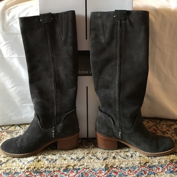 Dolce Vita GARNETT grey suede boots - Picture 2 of 4