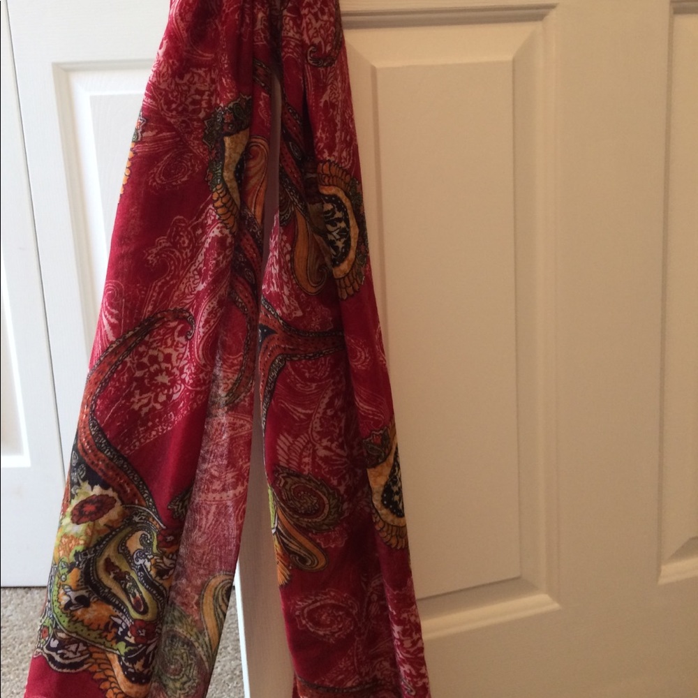 Paisley wrap around scarf