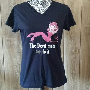 Cute Devil Graphic T-Shirt