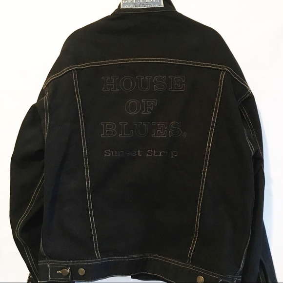 Unisex! House of Blues Sunset Strip Denim Coat XXL - Picture 4 of 4