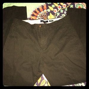 Tommy Hilfiger Mens Black Trousers 34/30