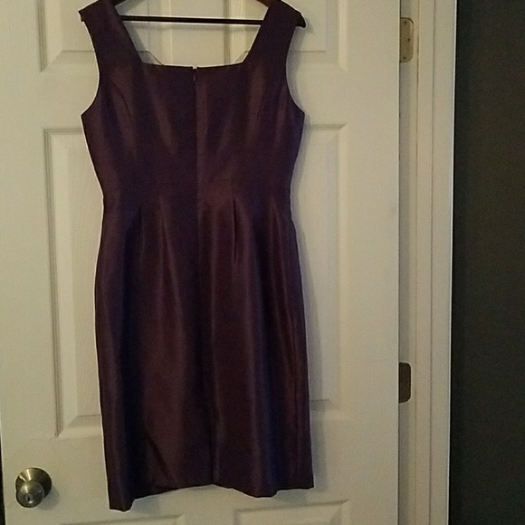 Tahari purple dress - Picture 2 of 4
