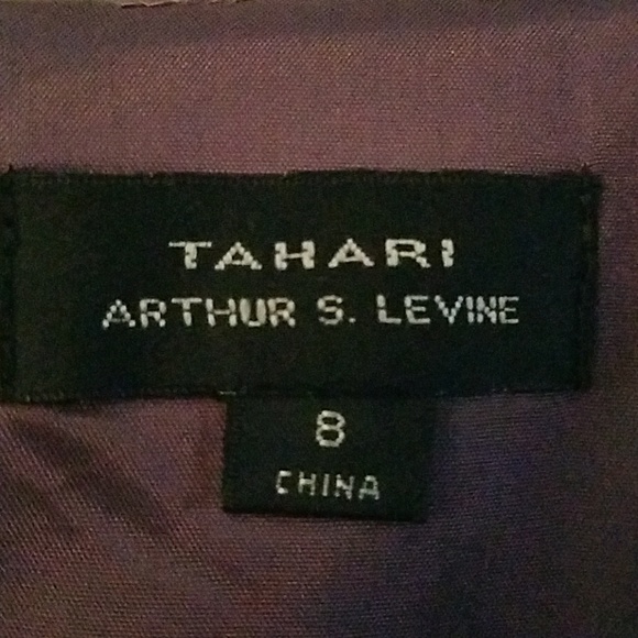 Tahari purple dress - Picture 3 of 4