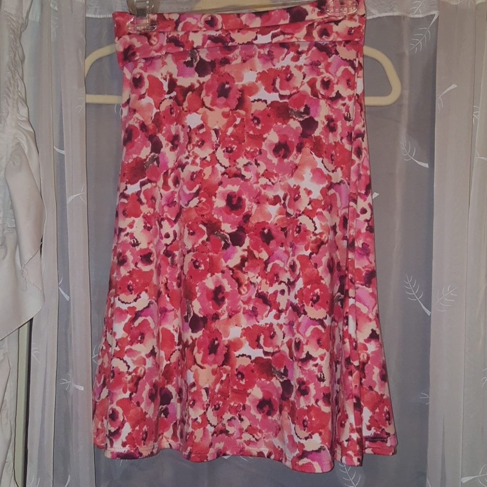 Azure LLR Floral skirt