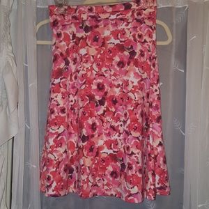 Azure LLR Floral skirt