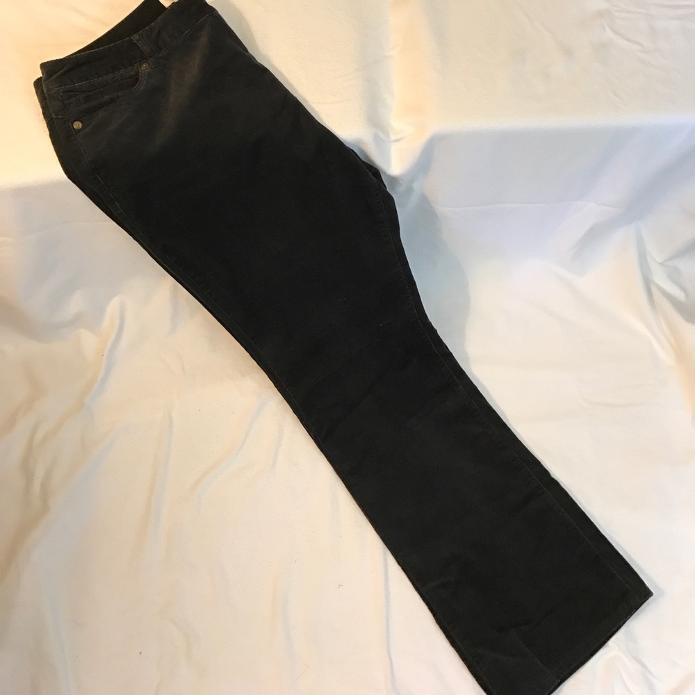 Fine wale corduroy pants