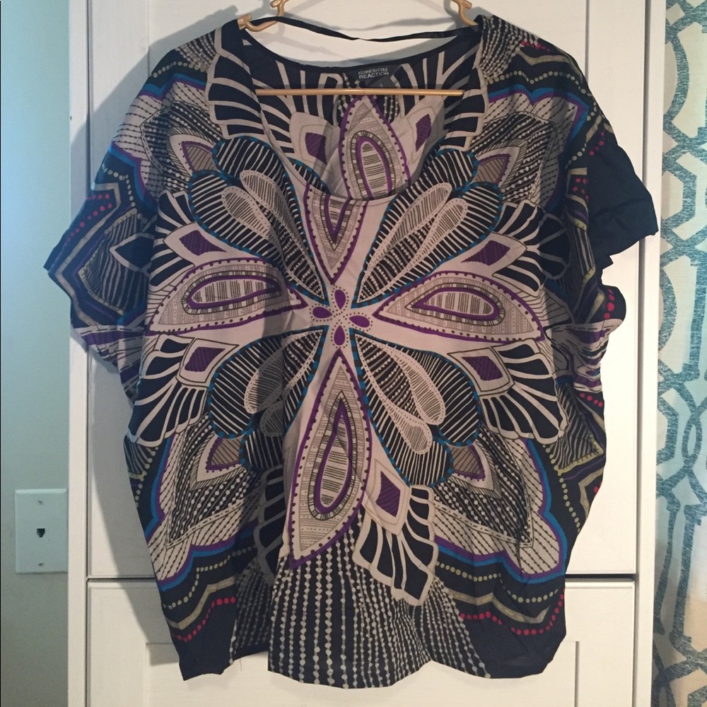 Kenneth Cole pattern blouse