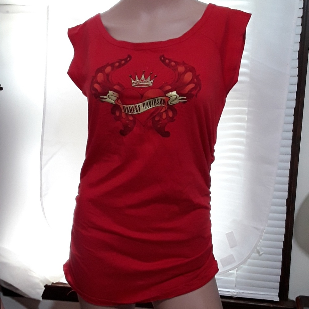 Harley Davidson M Red Shirt