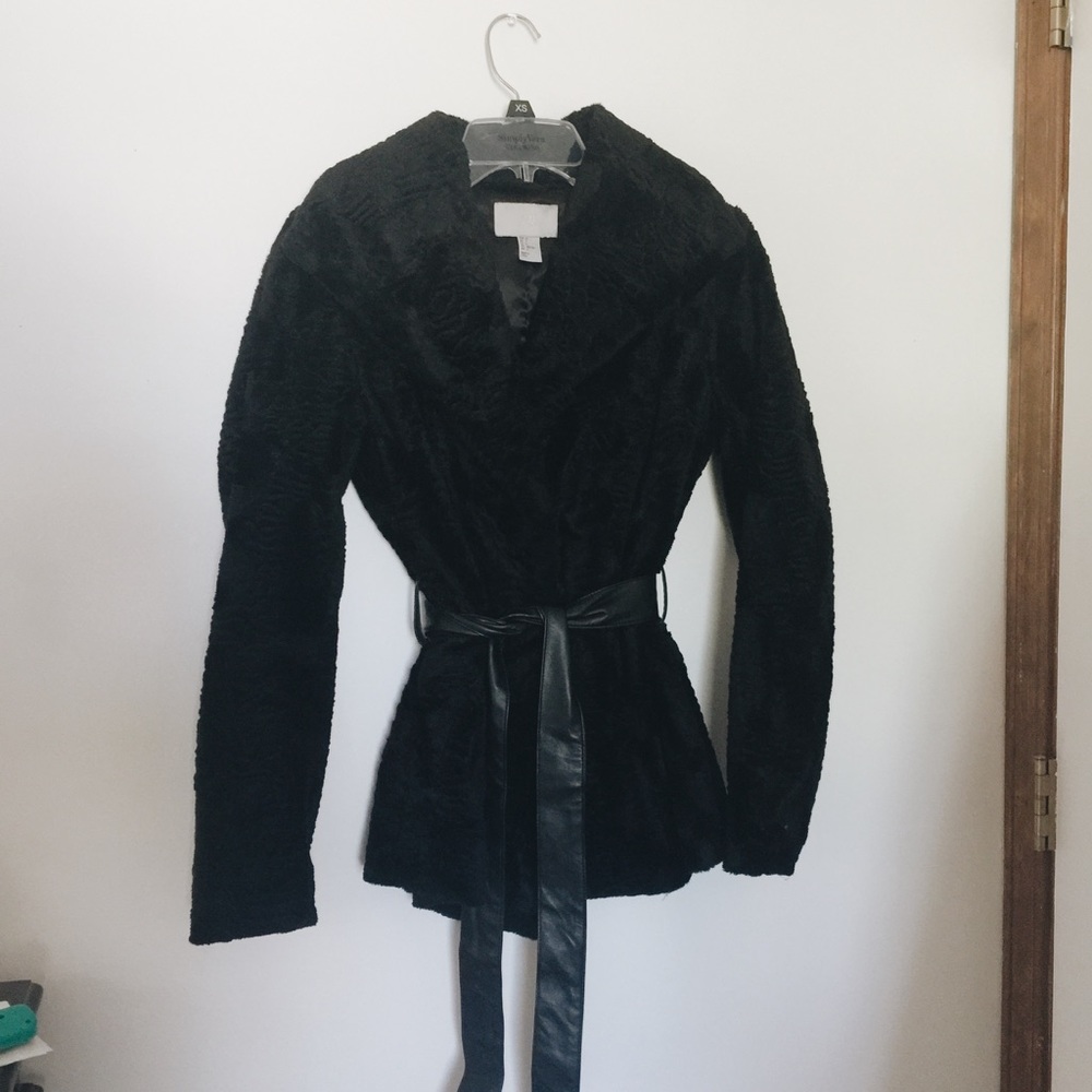 H&M faux fur coat