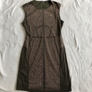 Olive green Jersey dress