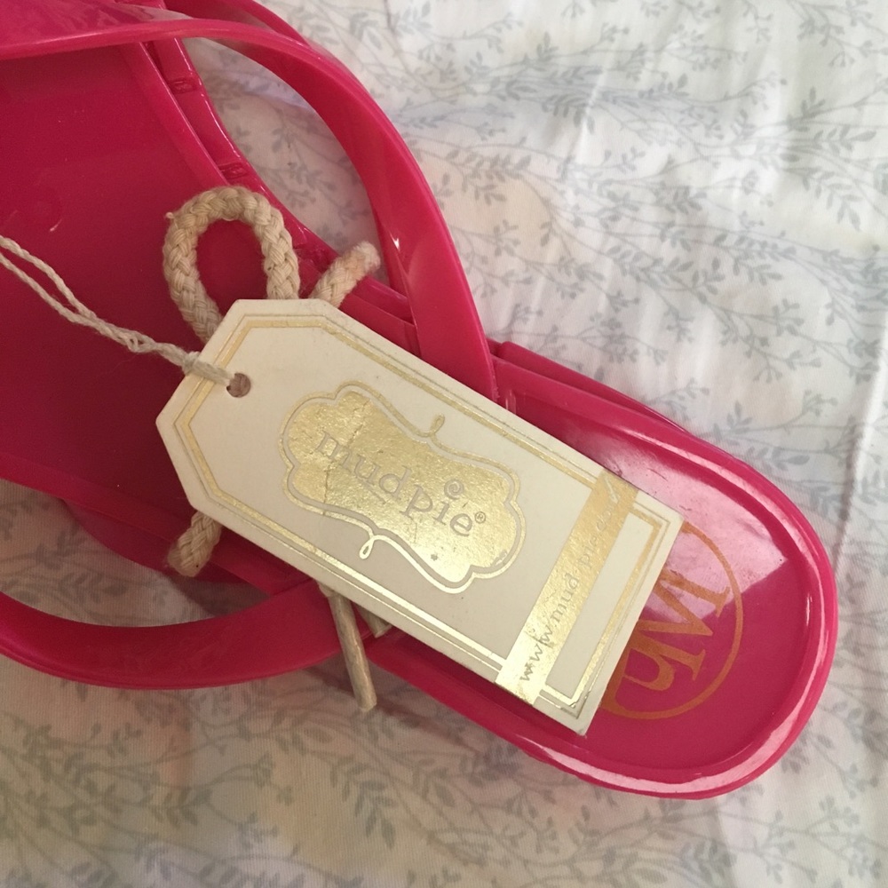 Price is firm❤️Brand new hot pink jelly Sandals 🌺 - Picture 4 of 5