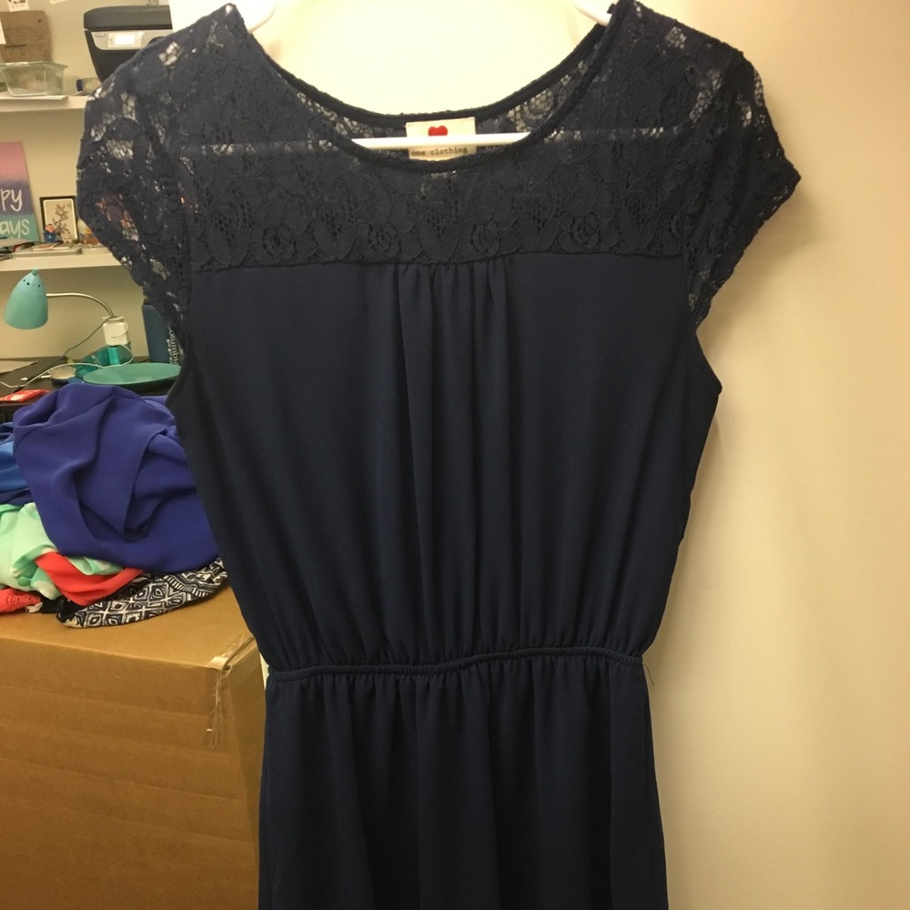 Navy blue dress