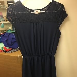 Navy blue dress