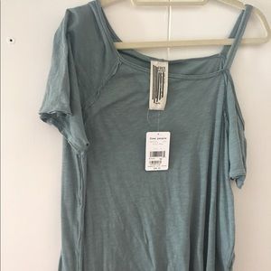 Free People a-symmetrical tee