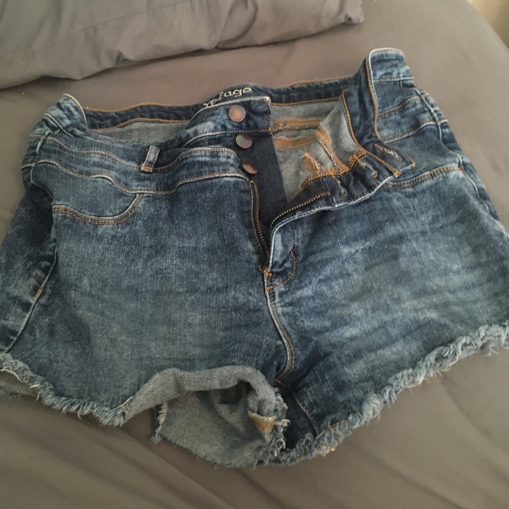 High waisted short shorts