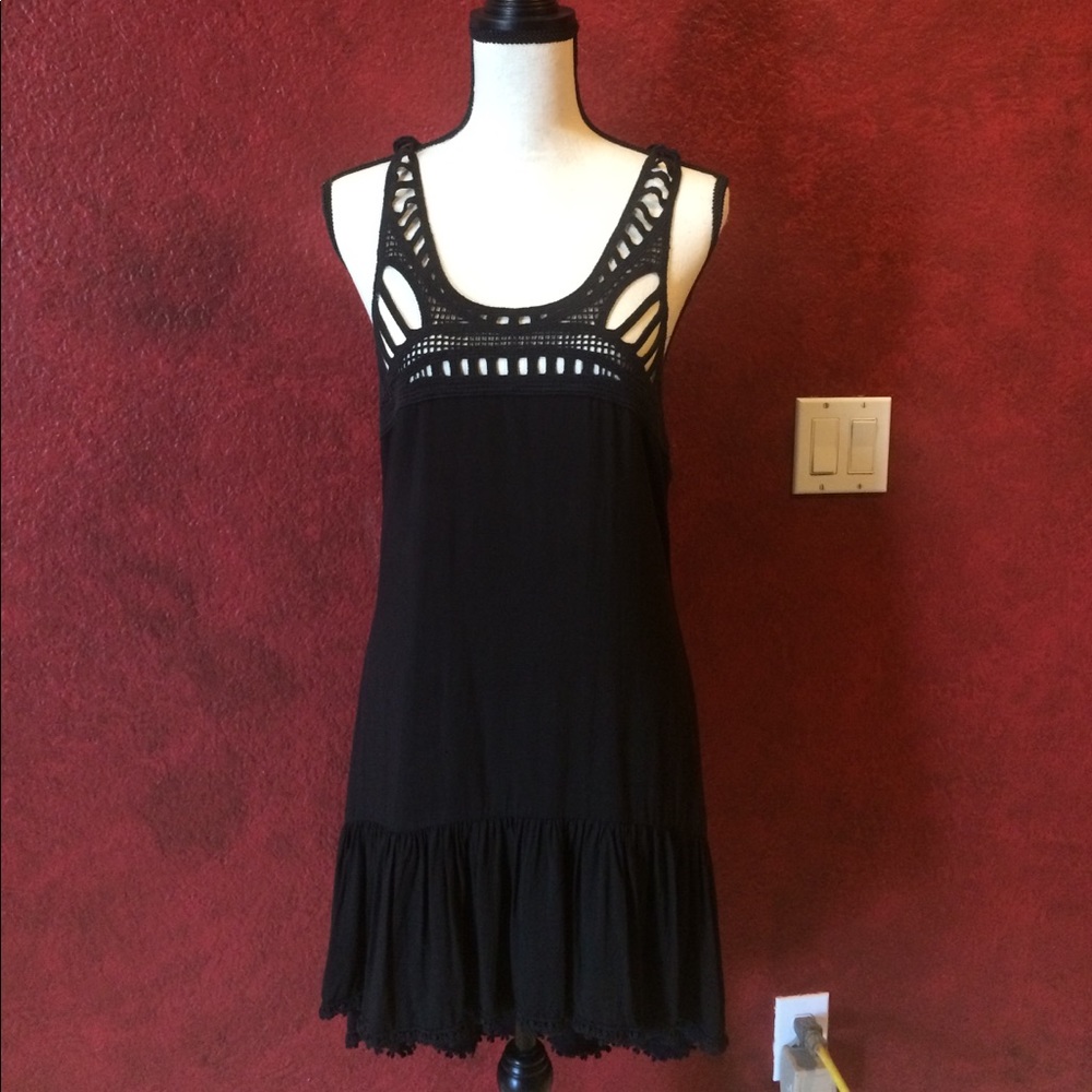 Black sun dress