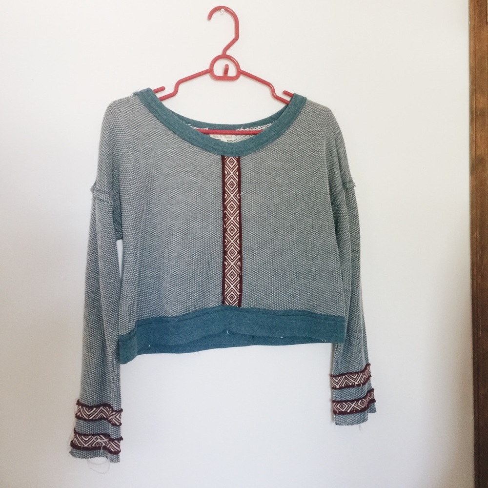 Altar'd State crop sweat shirt