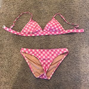 Pink Gingham Bikini