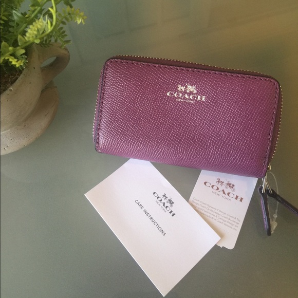 COACH double zippered coin wallet NWT - Picture 2 of 5