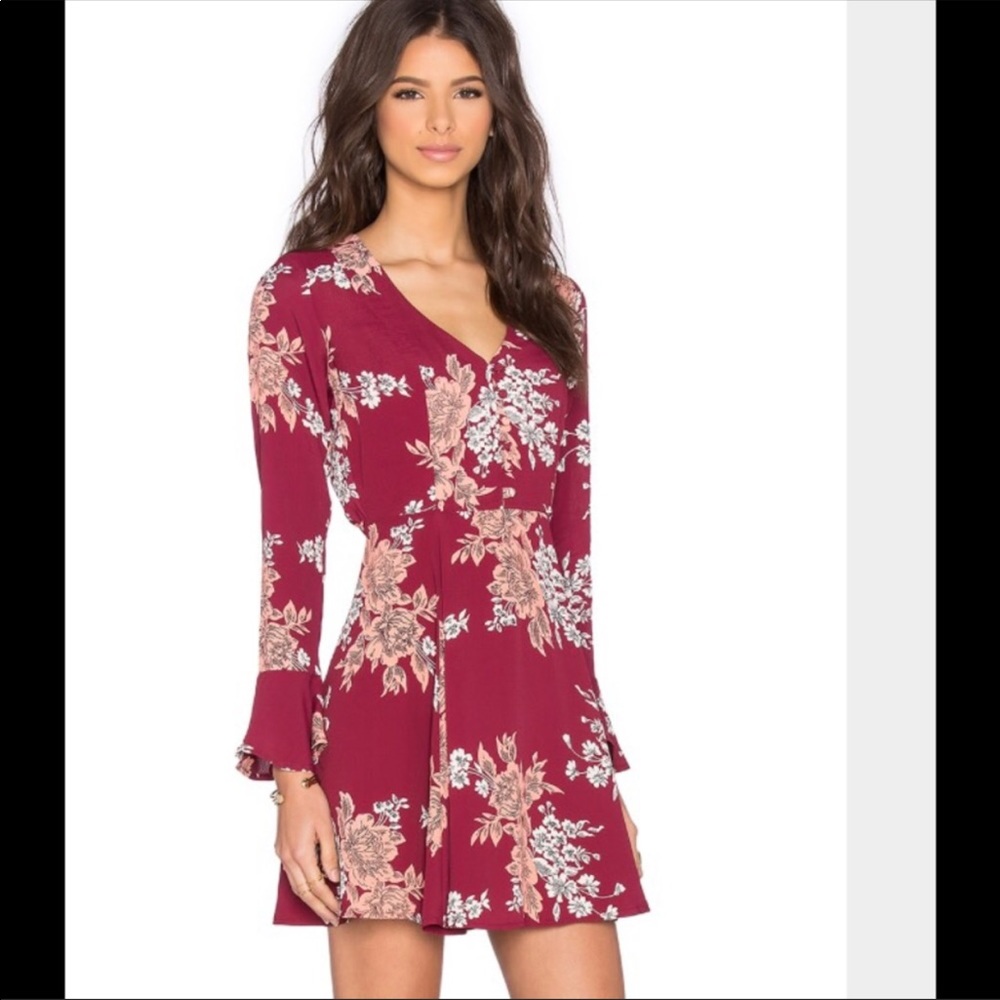 Privacy please red mini dress