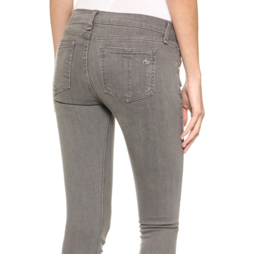 Rag & Bone Dark Iron Skinny Jeans