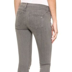 Rag & Bone Dark Iron Skinny Jeans