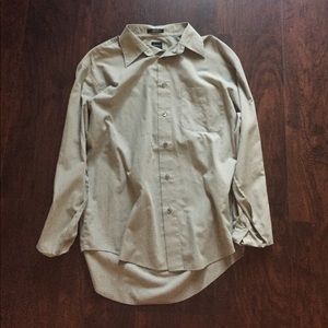 Green checkered men's shirt