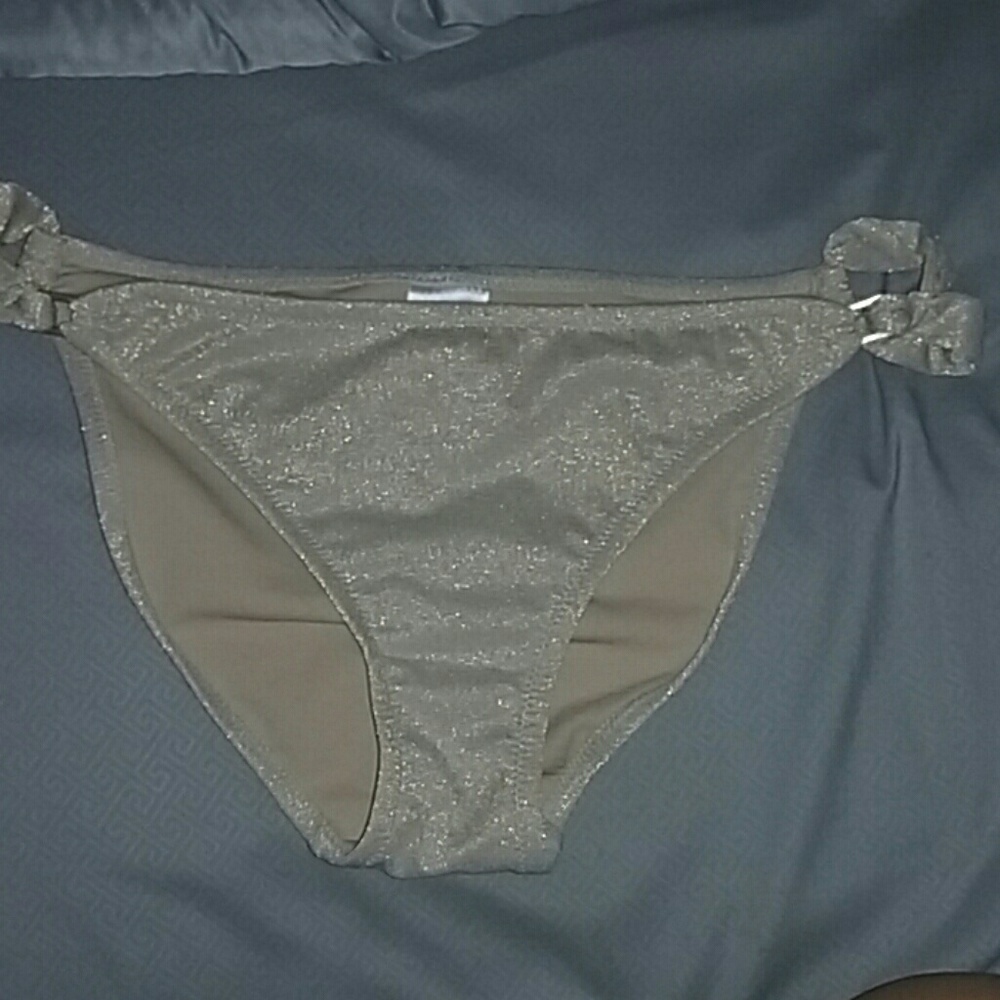 Gold/tan bathing suit bottoms