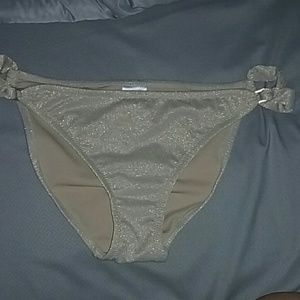 Gold/tan bathing suit bottoms