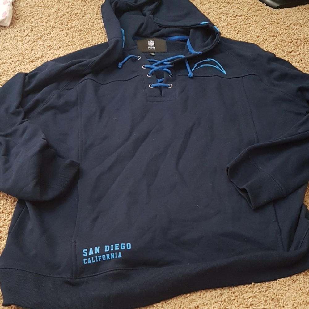 Chargers nfl hoodie 2xl