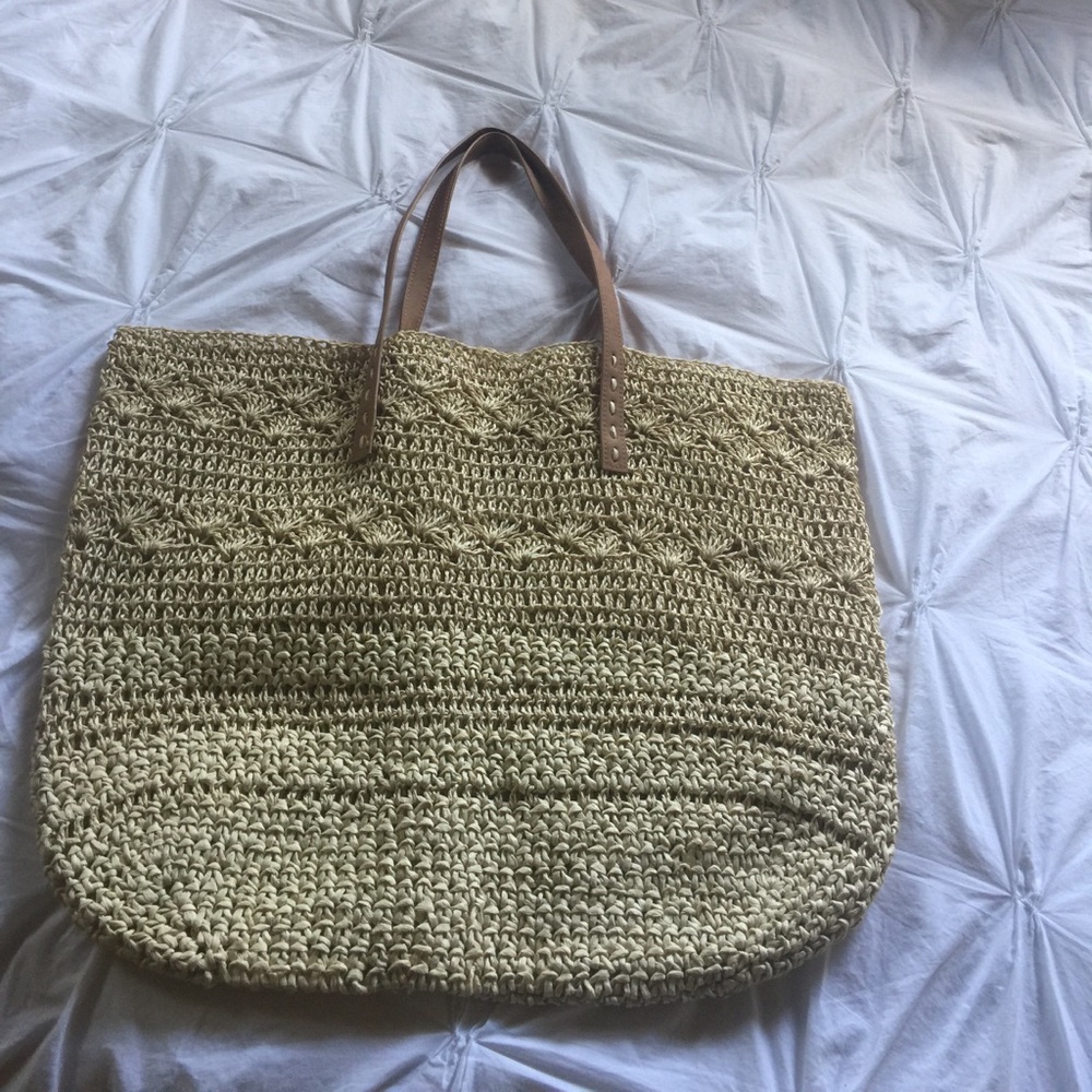 Straw Beach Bag