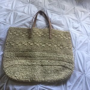 Straw Beach Bag